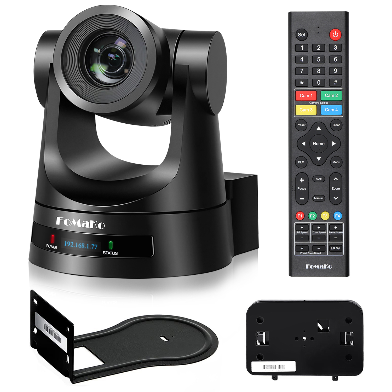 FoMaKo PTZ Camera HDMI AI Auto Tracking 20X PoE camera with LCD Screen - Image 5