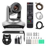 FoMaKo HDMI PTZ Camera 20X Optical Zoom, HDMI Live Streaming Camera USB PTZ Camera to YouTube, Facebook HDMI 1080P 60FPS for vMix OBS (12x/20X PTZ Camera) - Image 3
