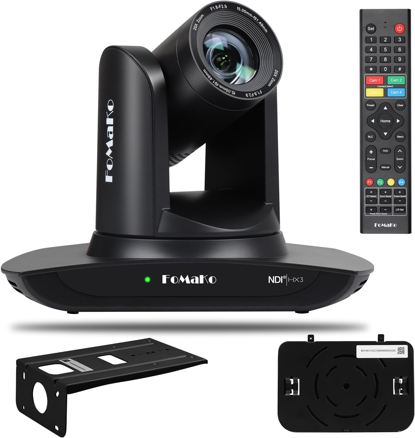 FoMaKo NDI AI Auto-Tracking PTZ Camera