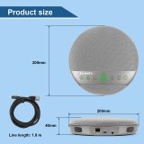 Fast Delivery 2024 VC500 Conference Speakerphone Daisy Chain Bluetooth Microphone Wireless Speakerphone for Conference - Image 4