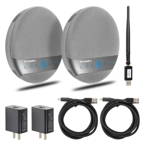 Fast Delivery 2024 VC500 Conference Speakerphone Daisy Chain Bluetooth Microphone Wireless Speakerphone for Conference