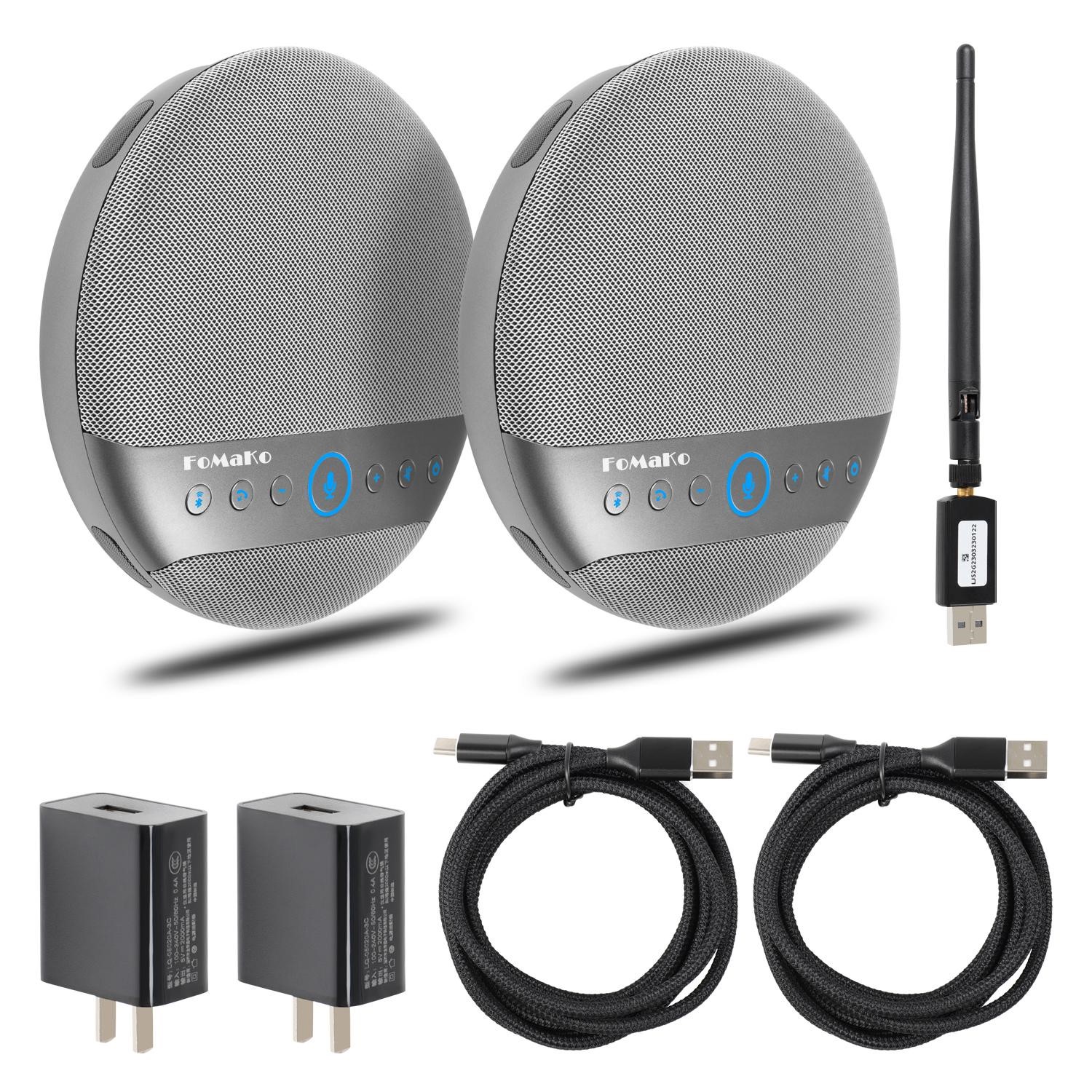 Fast Delivery 2024 VC500 Conference Speakerphone Daisy Chain Bluetooth Microphone Wireless Speakerphone for Conference